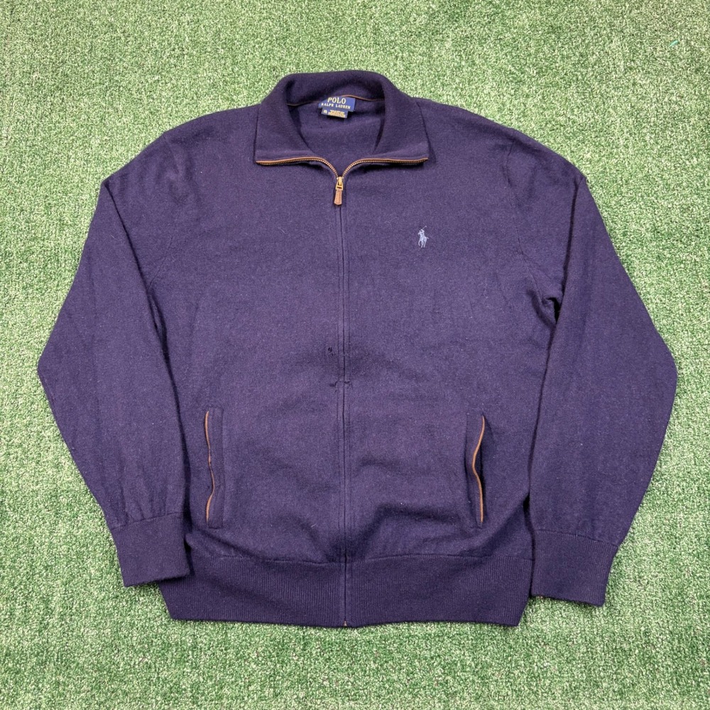 Vintage 90's Polo Ralph Lauren Full Zip Sweater